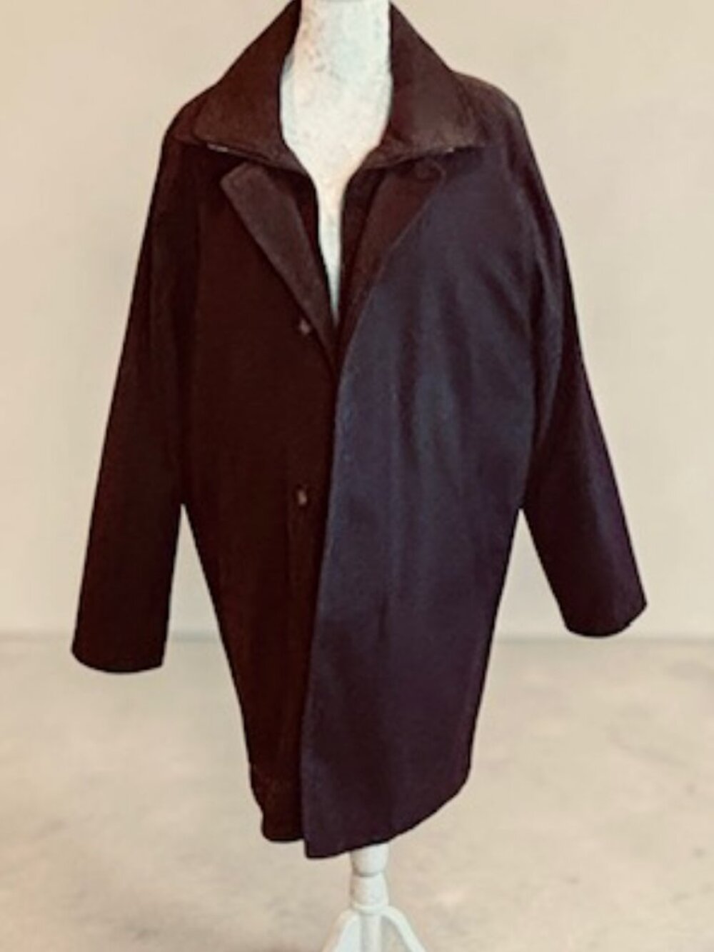 Chaps Men's 38 Long COAT Dark Brown